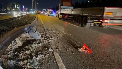 Son Dakika | İki otomobilin çarpıştığı kaza D-100 kara yolunda ulaşımı aksattı