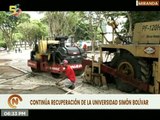 Más de 1.000 toneladas de asfalto se han colocado en vía principal de la Universidad Simón Bolívar