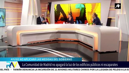 Ricardo Ruiz de la Serna reflexiona sobre el rechazo de Ayuso al plan de ahorro de la luz: "¿Es un desafío a Sánchez o a Europa?"