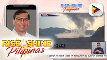 Taal volcano, muling nagbuga ng makapal na usok