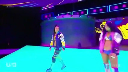 Sasha Banks and Bayley Vs Samantha Simon and Karen Lunde