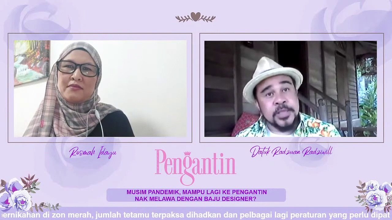 Pandemik, Mampu Ke Pengantin Nak Melawa Dengan Baju Designer_