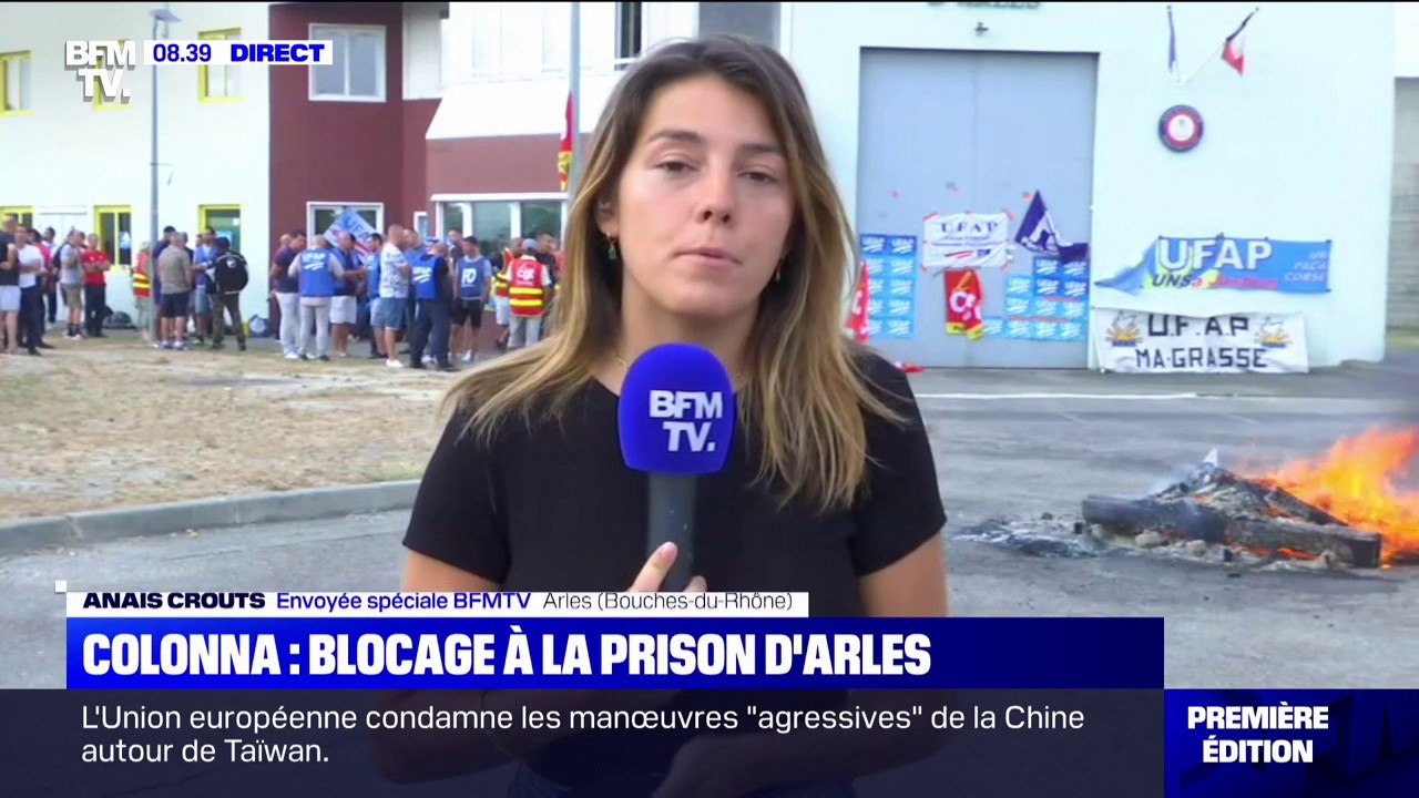 Mort d'Yvan Colonna: des surveillants bloquent...