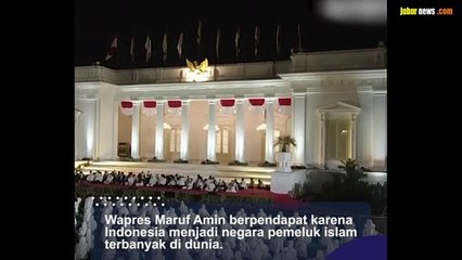 Sebut Penghuni Surga Kebanyakan Orang Indonesia, Wapres Ma'ruf Amin Trending Topic