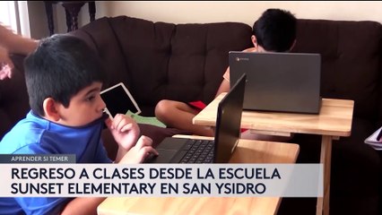 Hablamos con el director de la escuela Sunset View en San Ysidro sobre el protocolo de seguridad contra Covid en su plantel.