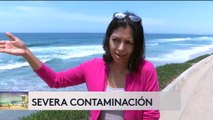 Al menos 3 rescatistas se reportan enfermos por nadar en las contaminadas aguas de Tijuana mientras cumplían con su labor.