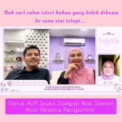 Cari Calon Isteri Bukan Untuk Dibawa Ke Parti, Bersama Datuk Aliff Syukri