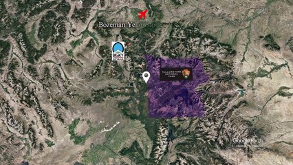 Satellite Map Video for 1872 Inn, Hotel for Sale Near West Entrance of Yellowstone National Park