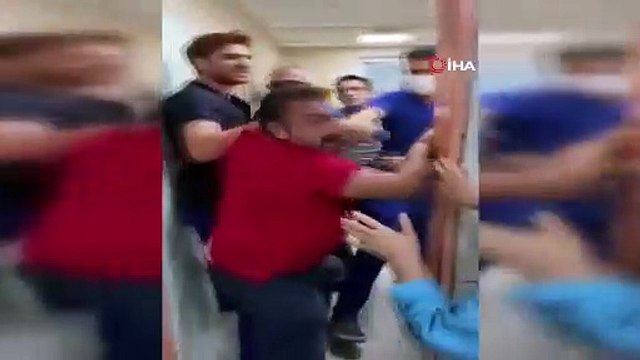 Doktor maske takmasını istedi, hasta yakını ortalığı birbirine kattı