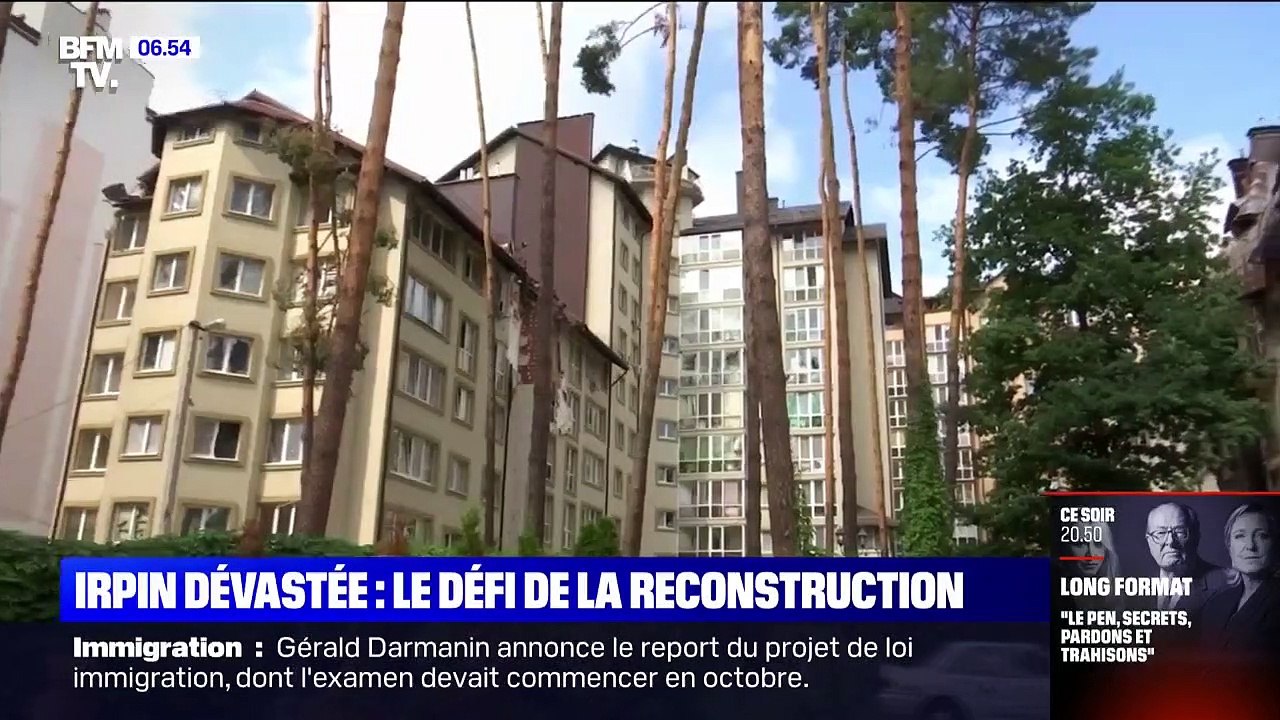 A Irpin, ville ukrainienne dévastée par les combats, six habitants sur dix ont vu leur logement partiellement détruit