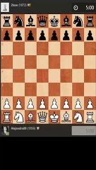 Checkmate in 9 moves playing the Belgrade Gambit