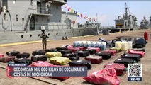 Decomisan mil 600 kilos de cocaína en costas de Michoacán