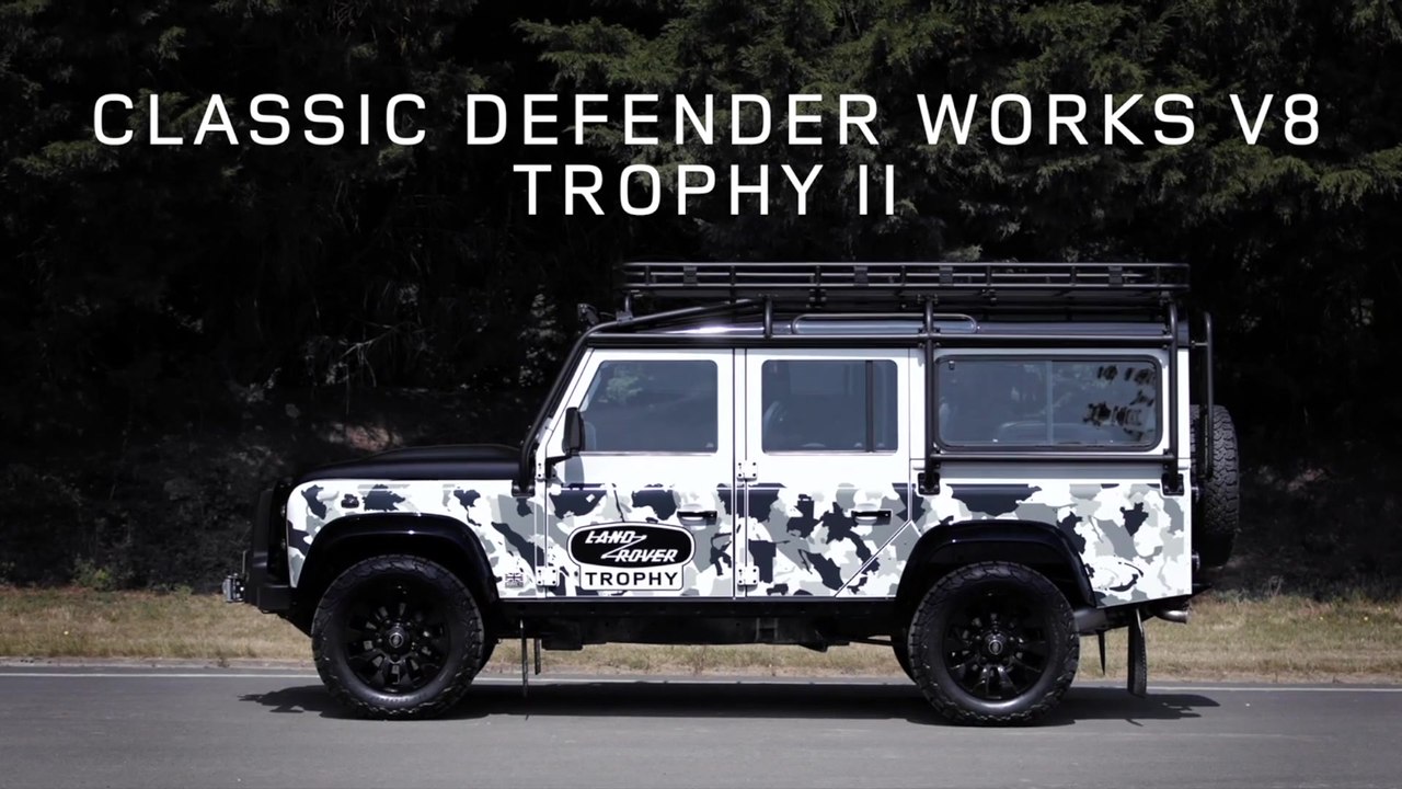 Defender Works V8 Trophy II - Land Rover präsentiert exklusive Sondereditionseines legendären Klassikers - Inspiriert von Abenteuer und Forscherdrang