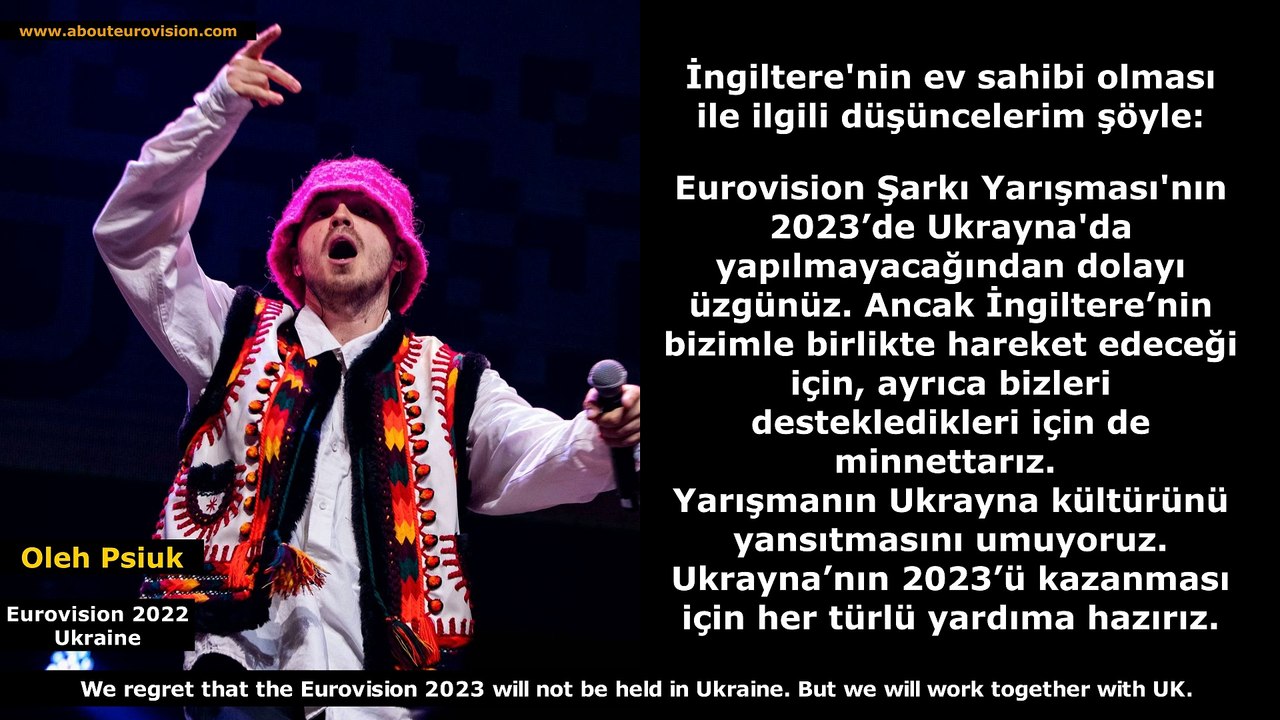 Eurovision 2023 - Tepkiler (Reactions)