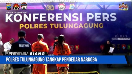 Lama Jadi TO, Pasangan Kekasih Pengedar Narkoba Diamankan Polres Tulungagung