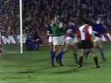 Ipswich Town (2) vs (0) Feyenoord Rotterdam UEFA Cup 1975_1976  Second Leg (v Hanegem playing)