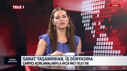 Tiyatro oyuncusu Ayça İnci'den TELE1'de çarpıcı açıklamalar