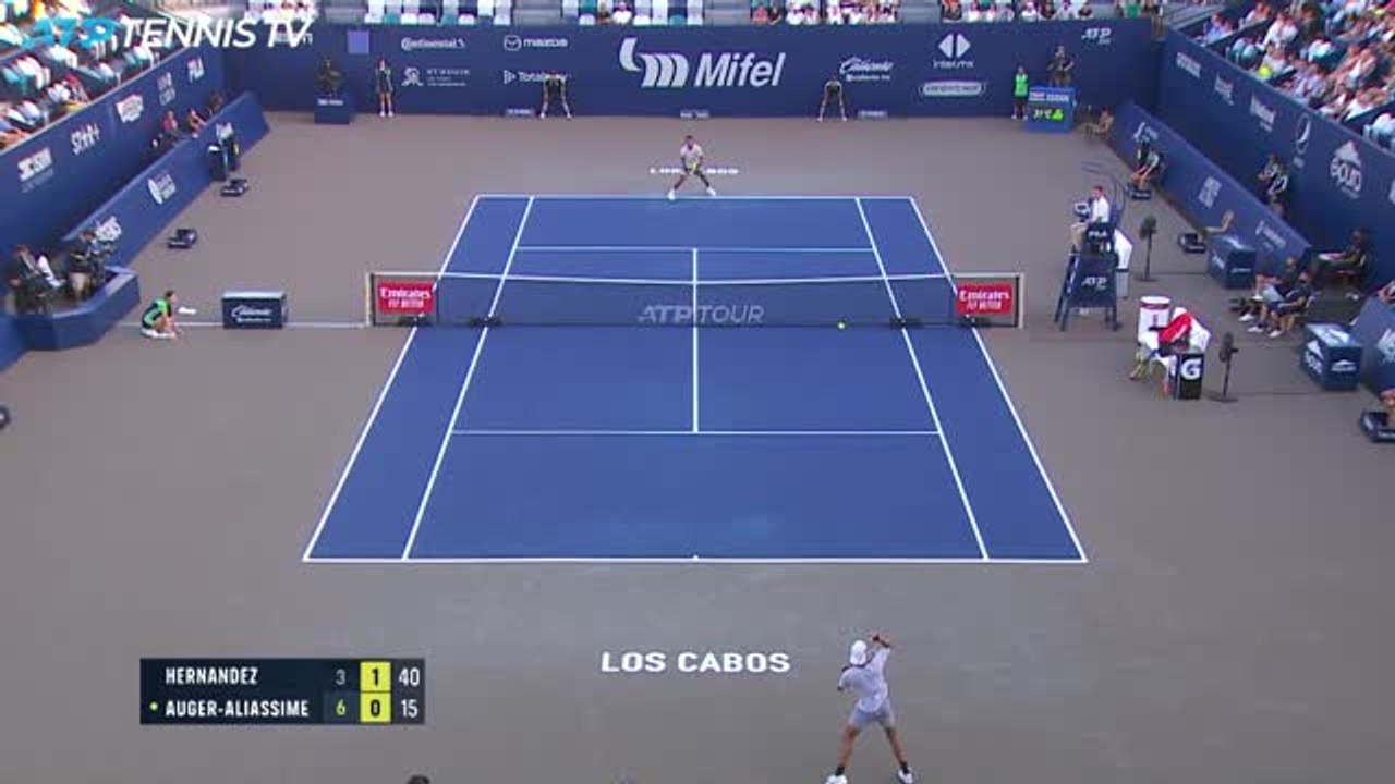 Highlights: Auger-Aliassime siegt in zwei Sätzen