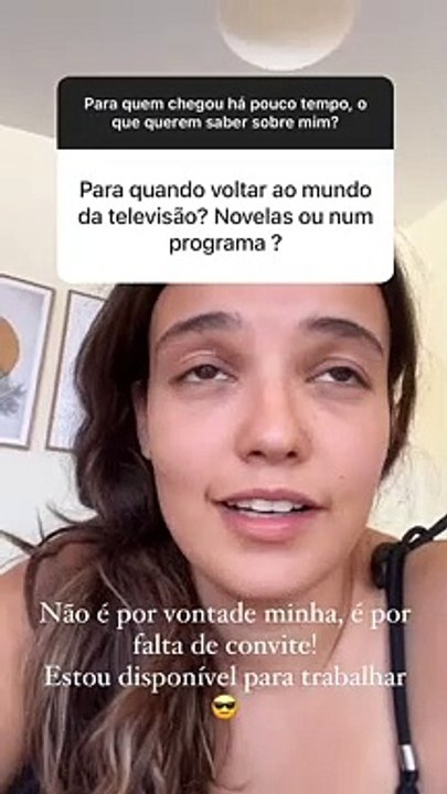 Atriz de 'Morangos com Açúcar': "Não é por vontade minha que não estou na TV, é por falta de convites"