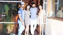 Riteish Deshmukh अपनी पत्नी Genelia D'Souza और Shahid Kapoor अपनी पत्नी Mira Rajput के साथ Bastian Worli में स्पॉट हुए