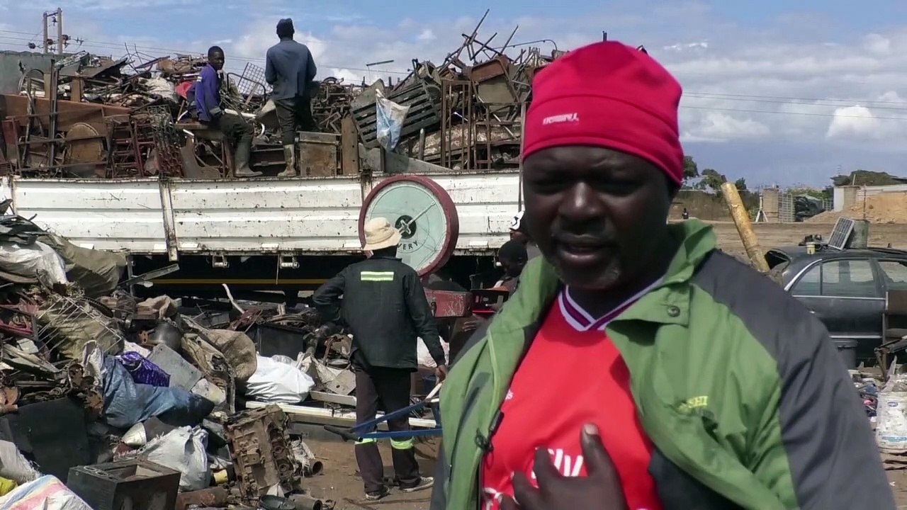 Impoverished Zimbabweans turn to scrap metal trade as inflation bites