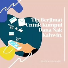 Nak kahwin,mulakan langkah jimat cermat!