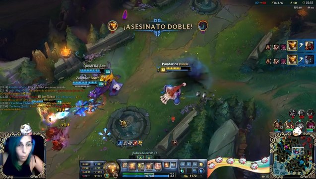 Pandarina haciendo directos hace 5 años