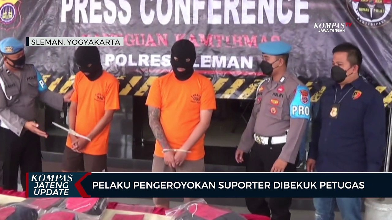 Pelaku Pengeroyokan Suporter PS Sleman Dibekuk Petugas