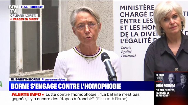 Élisabeth Borne, sur les centres LGBT+: nous voulons qu'il y ait, au moins, deux centres dans chaque région de l'hexagone et un centre dans chaque région outre-mer