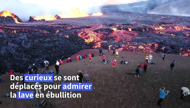 Islande: éruption dans une fissure volcanique près de Reykjavik