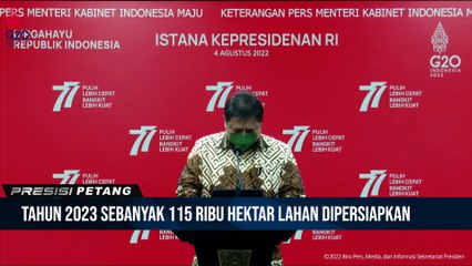 Keterangan Pers Menteri Perekonomian & Menteri Pertanian Terkait Sorgum Sebagai Alternatif Pangan