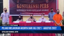 Konferensi Pers Perbuatan Cabul Terhadap Anak Dibawah Umur Polres Anambas