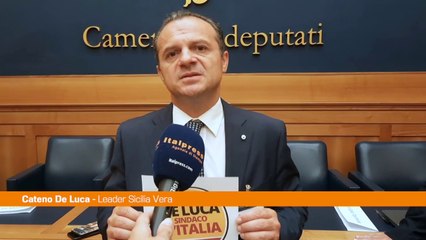 De Luca "Progetto Sud chiama Nord per un'Italia migliore"
