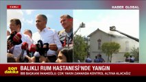 Balıklı Rum Hastanesi'ndeki yangınla ilgili İstanbul Valisi Yerlikaya ve İBB Başkanı Ekrem İmamoğlu'ndan açıklama