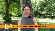 Newcastle headlines 4 August: Major fire damage closes part of park