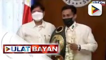 Pinoy boxing champion Dave 'Dobermann' Apolinario, nag-courtesy call kay Pres. Marcos Jr.