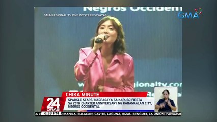 Sparkle stars, nagpasaya sa Kapuso fiesta sa 25th charter anniversary ng Kabankalan City, Negros Occidental | 24 Oras