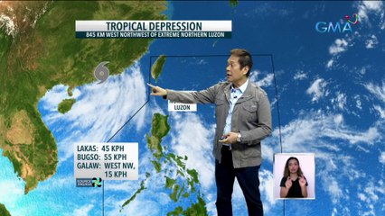 Bagong LPA, namataan 170km east ng Legazpi City, Albay | 24 Oras