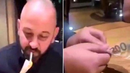 Bu parayla bir aile doyar! 200 euro ile sigarasını yakan iki kuzene tepkiler çığ gibi