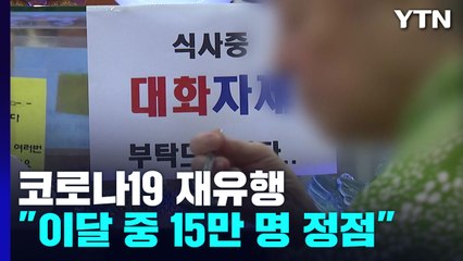 "정점 15만 명 안팎...유행 길게 지속될 수도" / YTN