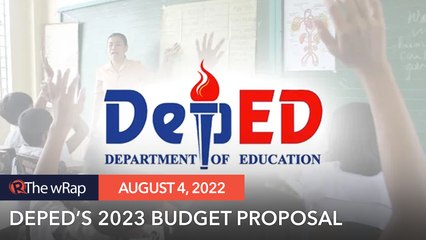 DepEd wants P848-billion budget for 2023