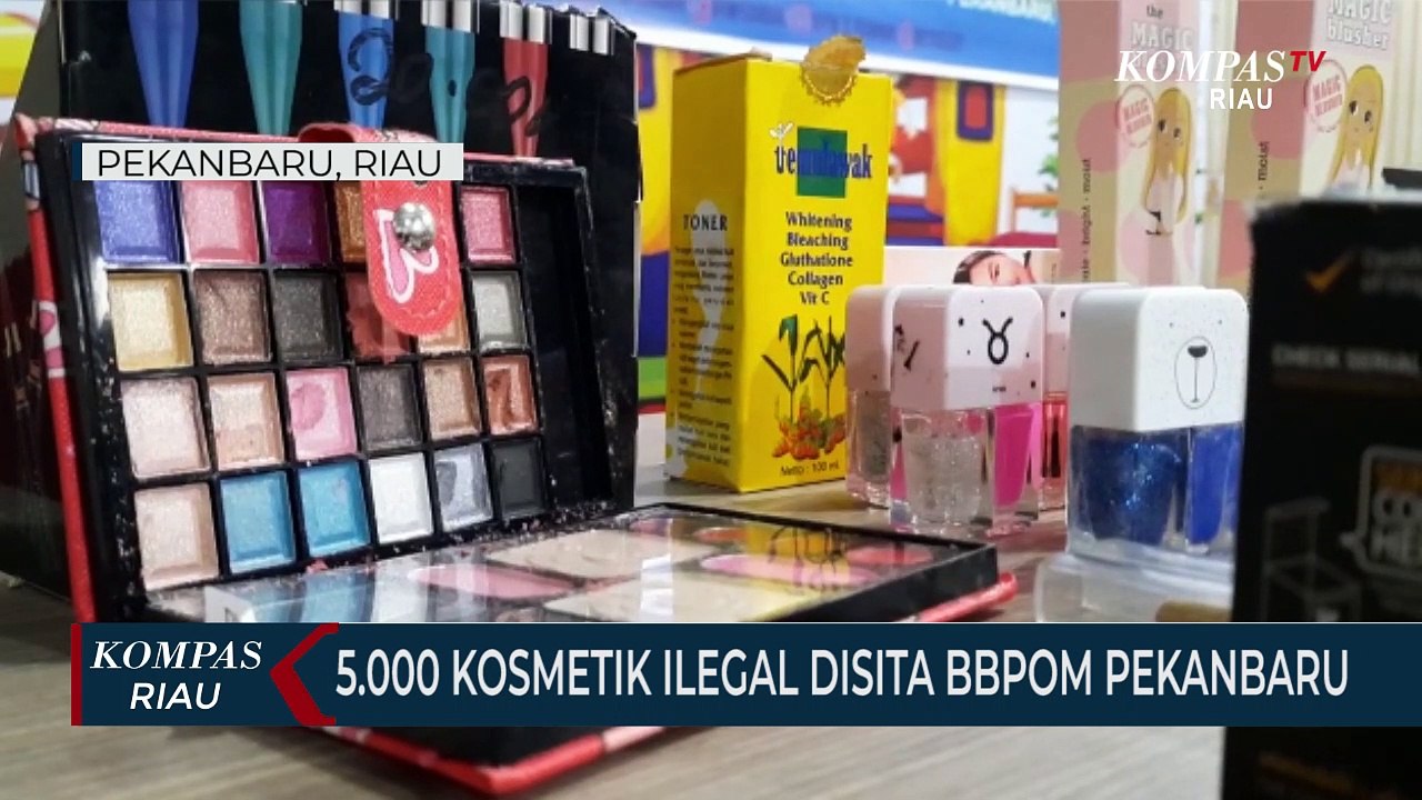 5.000 Kosmetik Ilegal Disita BBPOM Pekanbaru