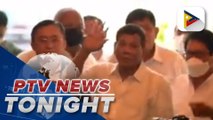 Former Pres. Duterte visits wake of ex-Pres. FVR at Heritage Park