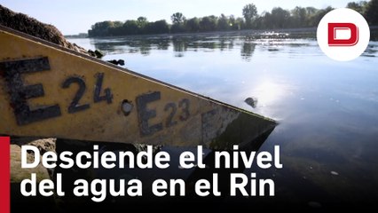 El río Rin registra un descenso de 211 centímetros en el nivel del agua por sequía en Alemania