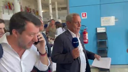 Migranti, Salvini arrivato a Lampedusa