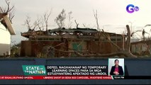 Apela ng DEPED sa mga LGU, tanggalin na ang mga COVID isolation tent sa mga paaralan | SONA