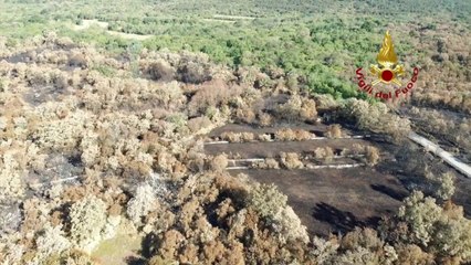 Ricognizione con i droni sul Carso goriziano dopo l'incendio
