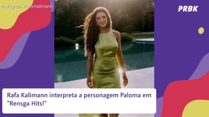 Rafa Kalimann atriz em "Rensga Hits!": veja vídeos da estreia dela na série