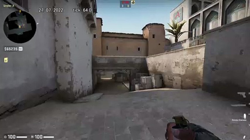 How to Smoke Mid Doors on Dust 2, option 1 - CSGO - video Dailymotion