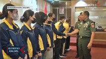 Danrem 101/Antasari Lepas 12 Atlet Tinju Pertina Kalsel Berlaga di Kejurnas Medan